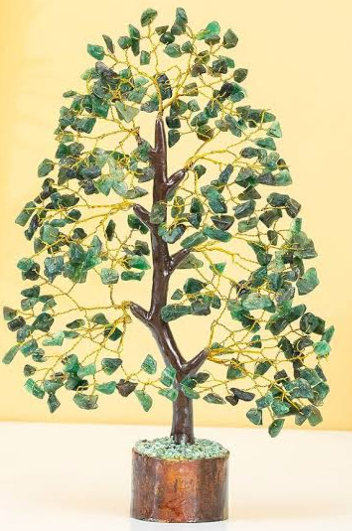 Green Aventurine Crystal Tree – Prosperity & Healing Décor