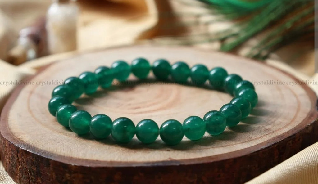Green Jade Bracelet with Certificate