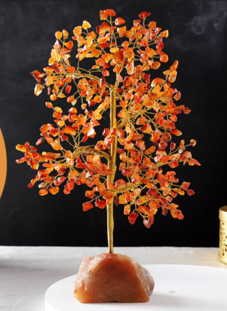 Red Carnelian Crystal Tree