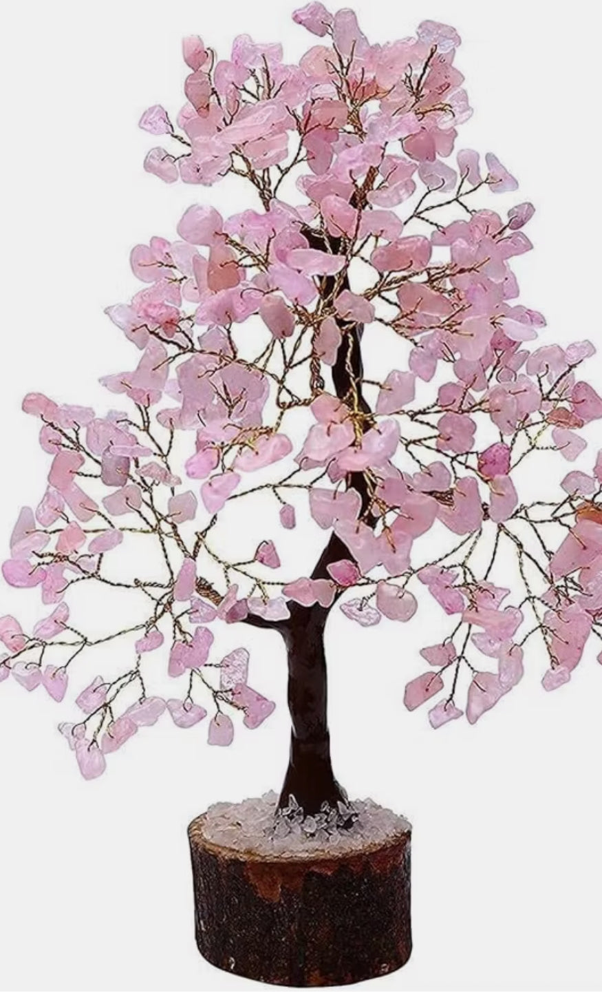 RoseQuartz Crystal Tree – Love • Harmony • Peace