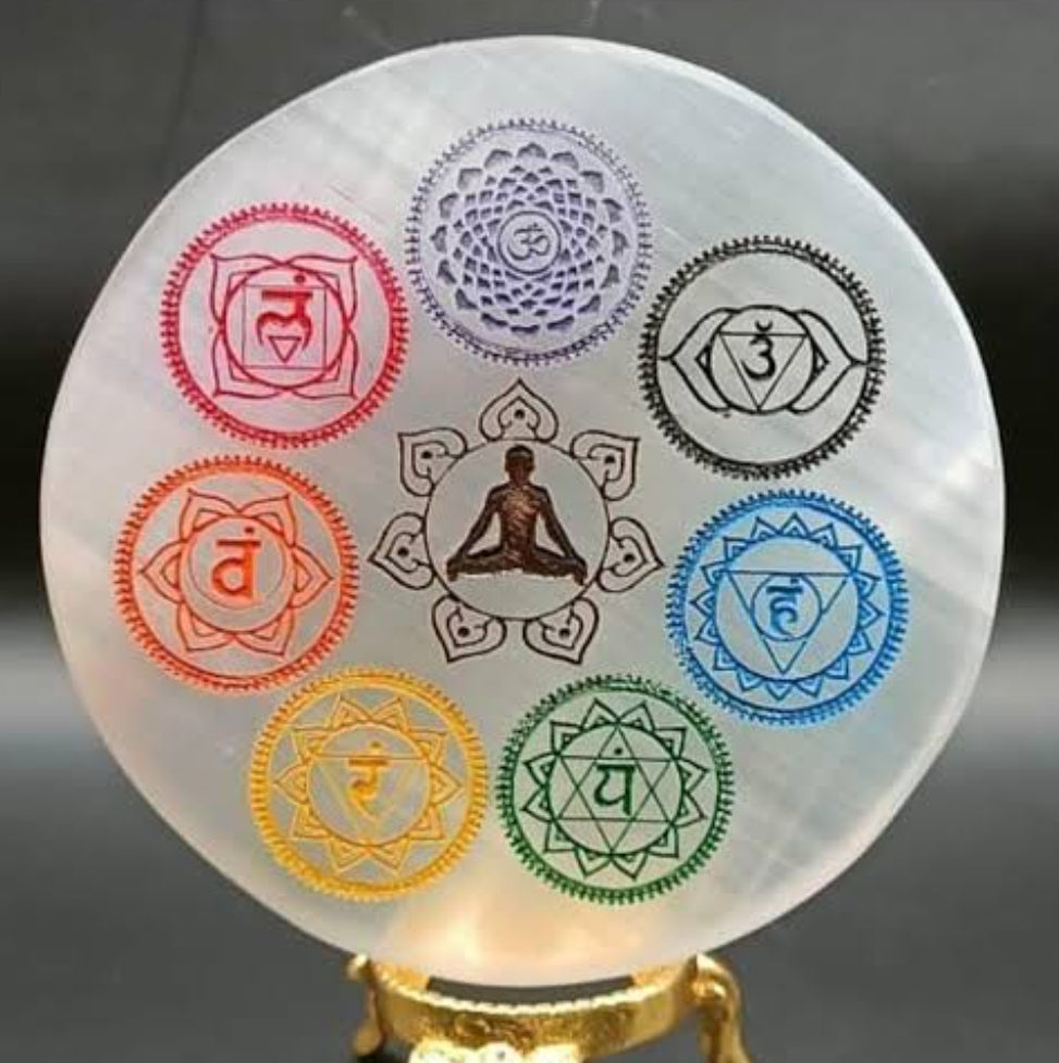Selenite Plate – Cleansing & Charging Crystal Plate