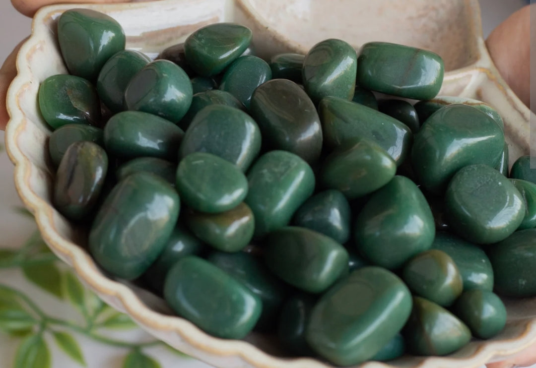 Green Jade Tumble – Crystal of Harmony, Luck & Prosperity