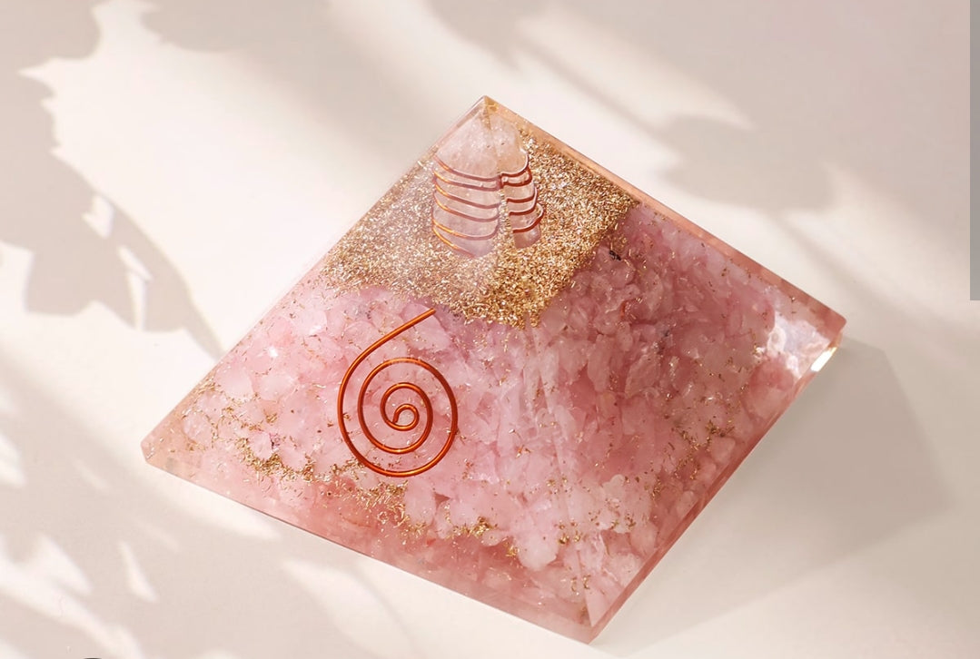 Rose Quartz Pyramid – Love, Healing & Harmony
