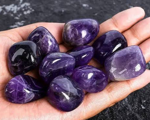 Amethyst Tumble Stone – Crystal of Calm, Protection & Spiritual Awareness