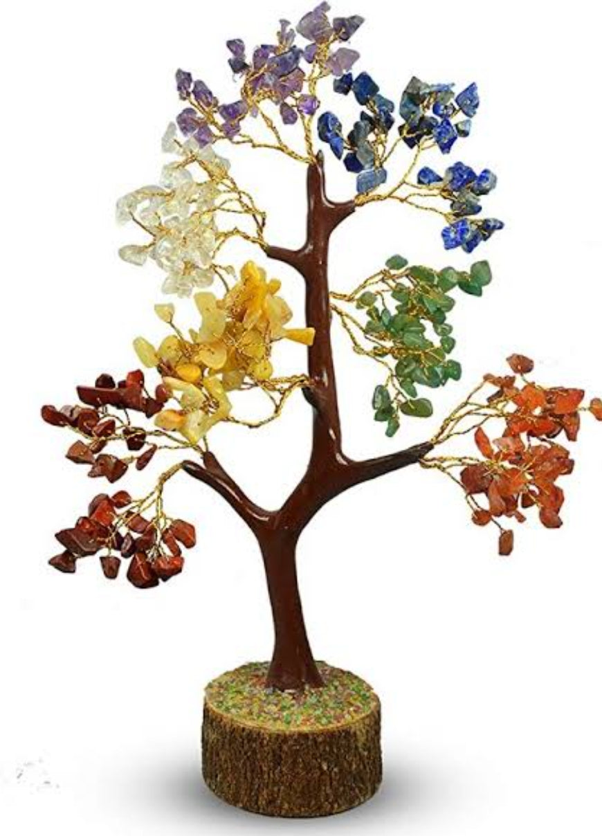 Seven Chakra Crystal Tree
