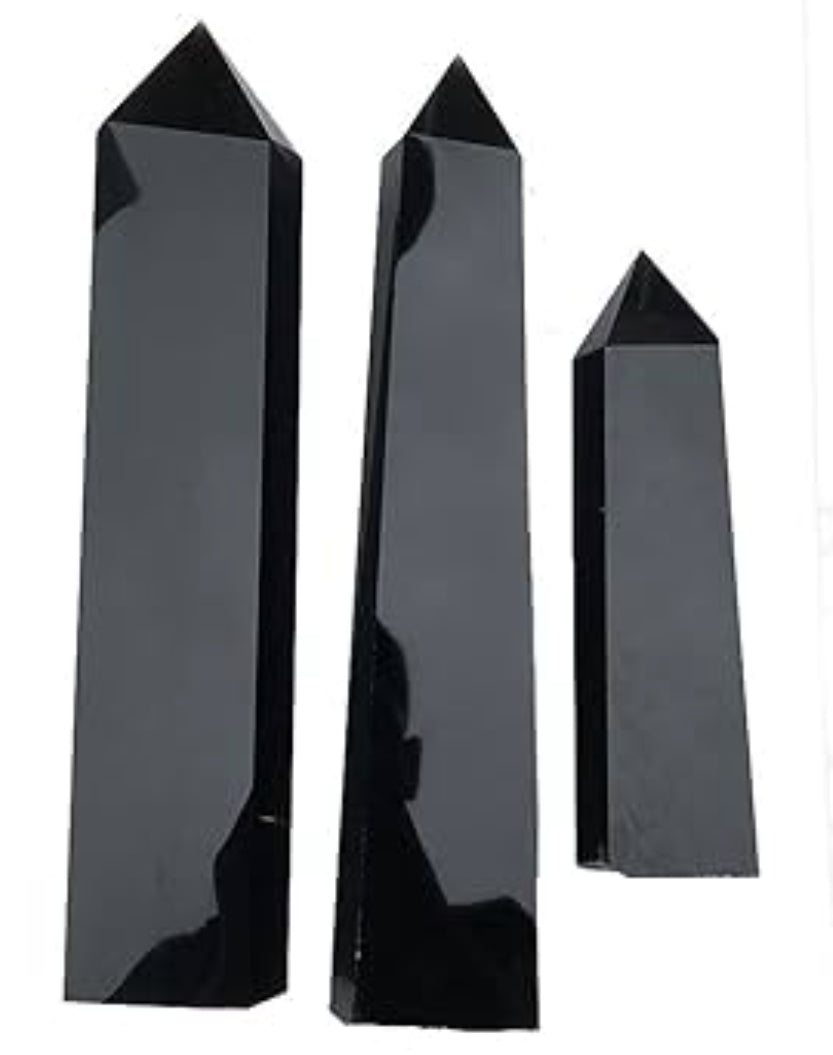 Black Obsidian Wand – Protection & Energy Cleansing Tool