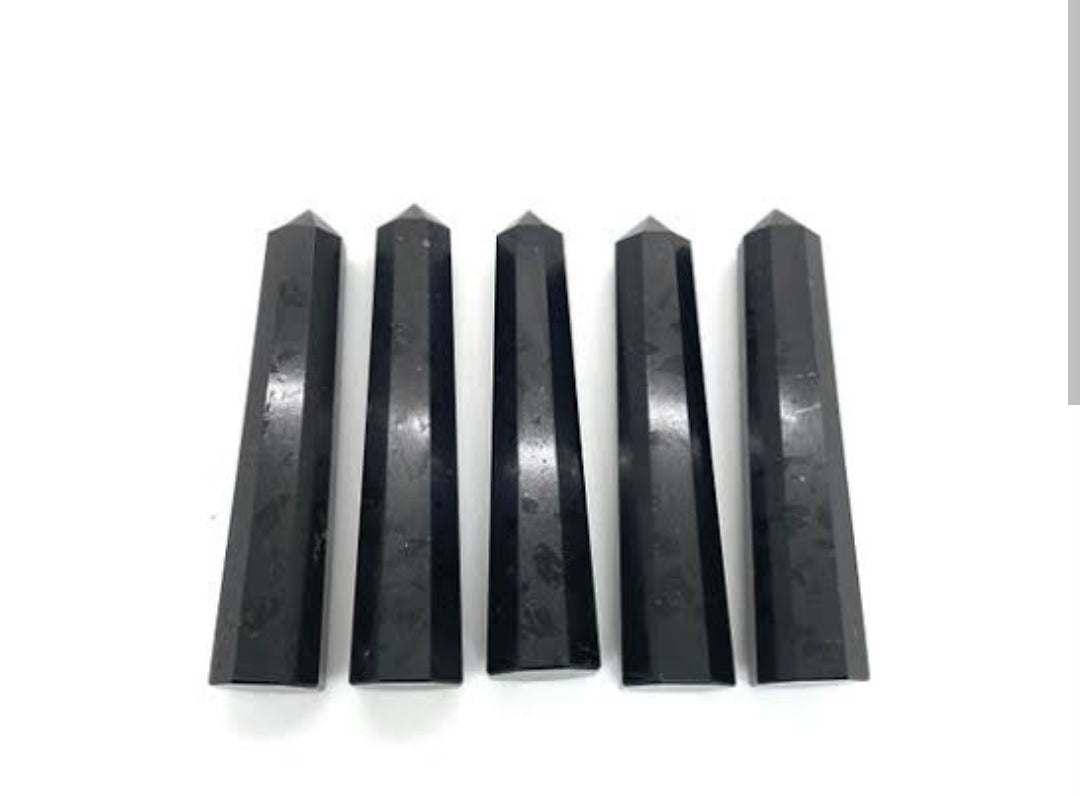 Black Tourmaline Wand – Powerful Protection & Grounding Tool