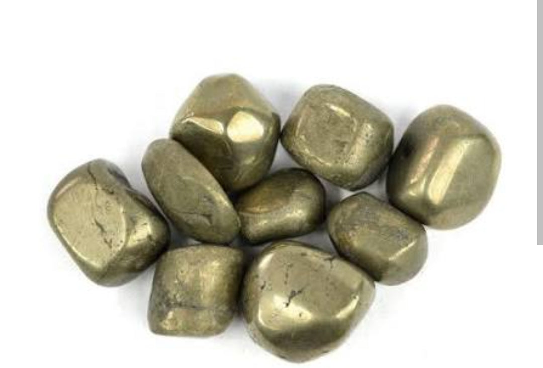 Pyrite Tumble Stone – Stone of Wealth & Protection