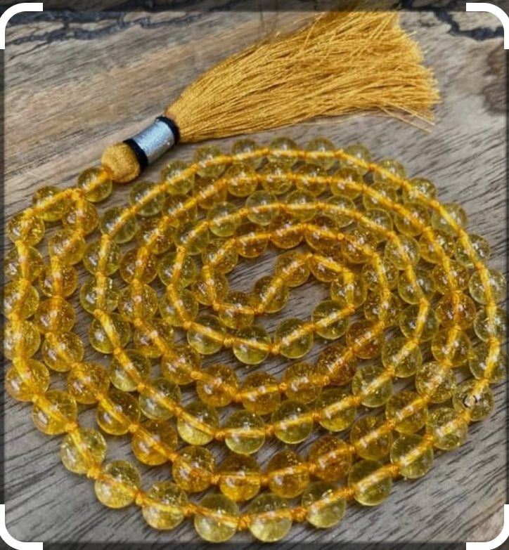 Citrine Mala – Abundance, Positivity & Success