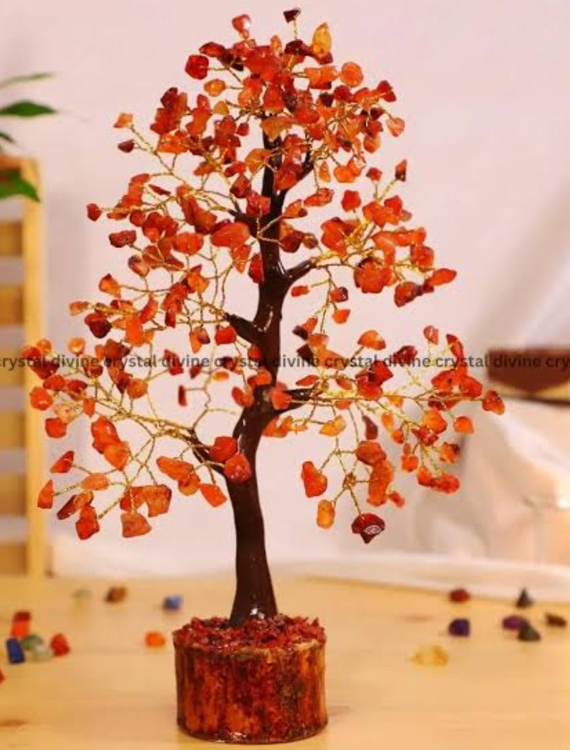 Red Carnelian Crystal Tree