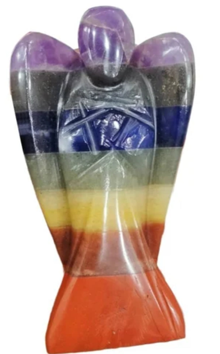 Seven Chakra Angel – Crystal Healing Figurine