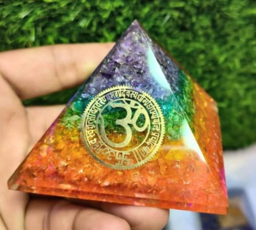 Om Pyramid – Crystal Healing & Vastu Energy Tool
