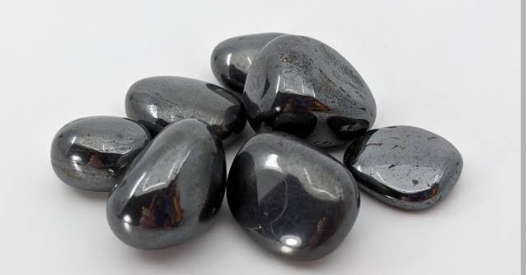 Hematite Tumble Stone – Grounding • Protection • Strength