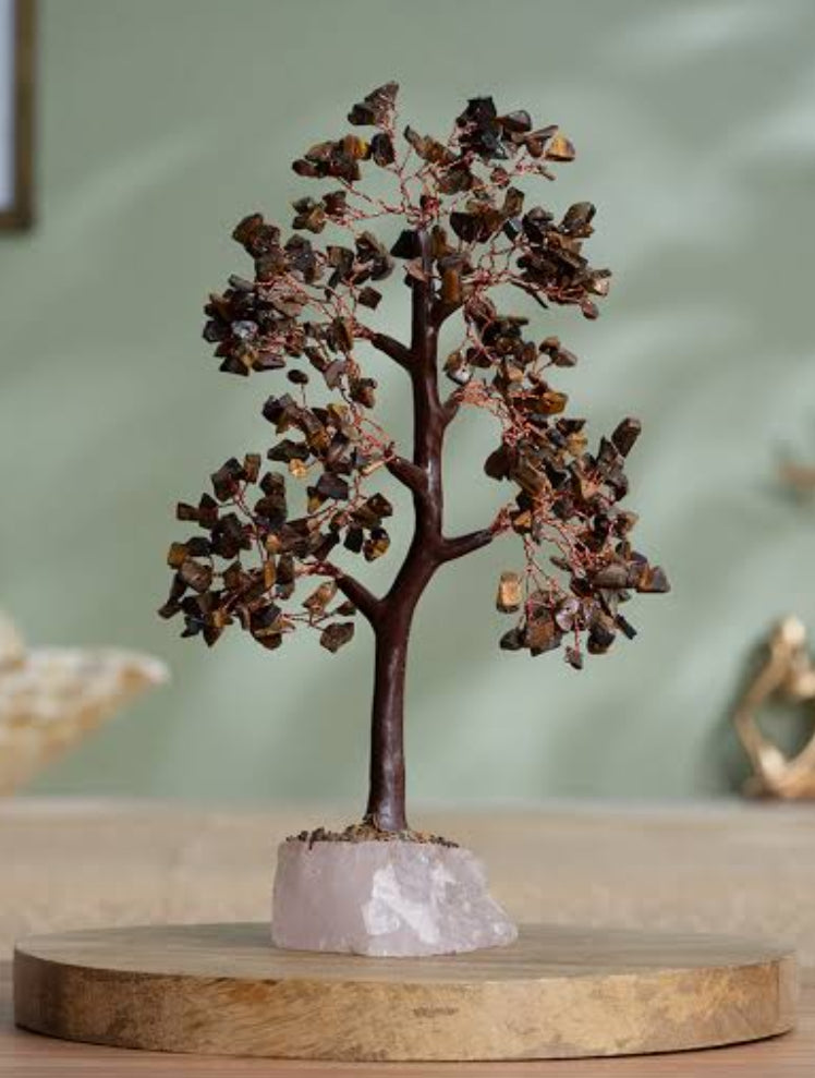 Tiger Eye Crystal Tree – Strength • Confidence • Protection