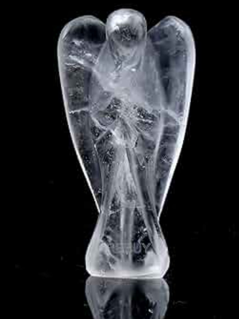 Clear Quartz Angel – Master Healer & Divine Energy Crystal Figurine