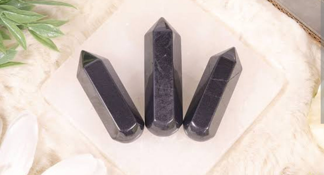 Hematite Crystal Wand – Grounding • Protection • Strength
