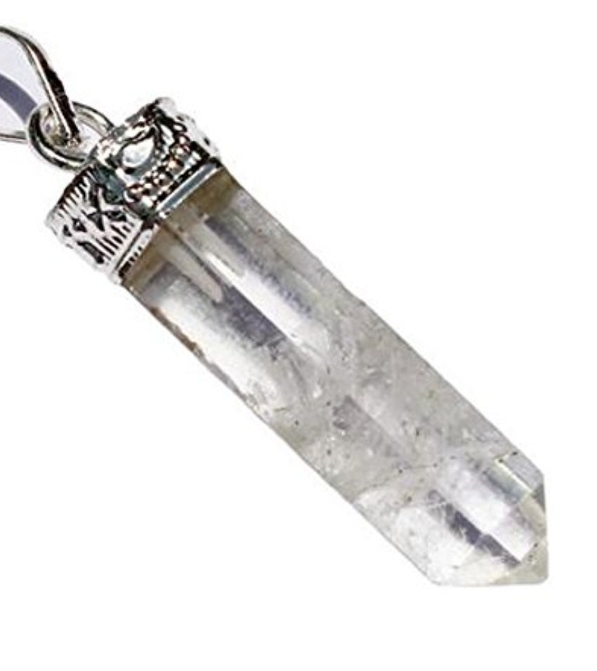 Clear Quartz Pendant – Natural Crystal Necklace