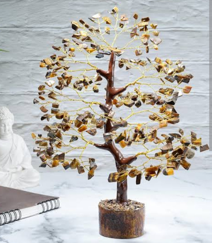 Tiger Eye Crystal Tree – Strength • Confidence • Protection