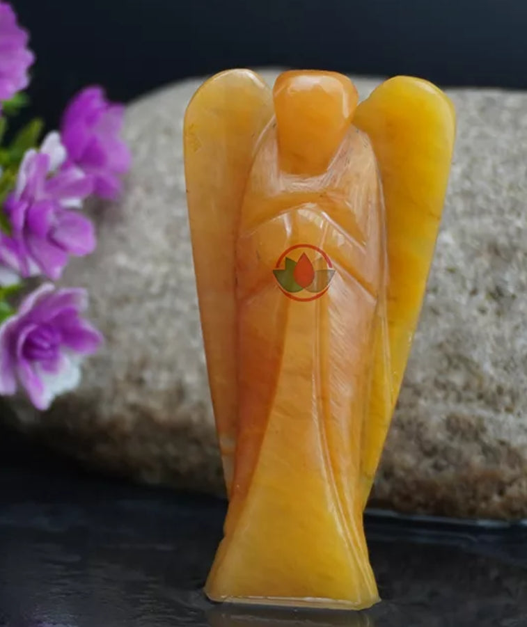 Citrine Crystal Angel – Abundance & Positivity | Shopify Product Description