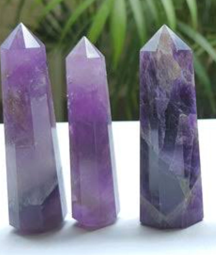 Amethyst Crystal Wand – Peace • Protection • Spiritual Growth
