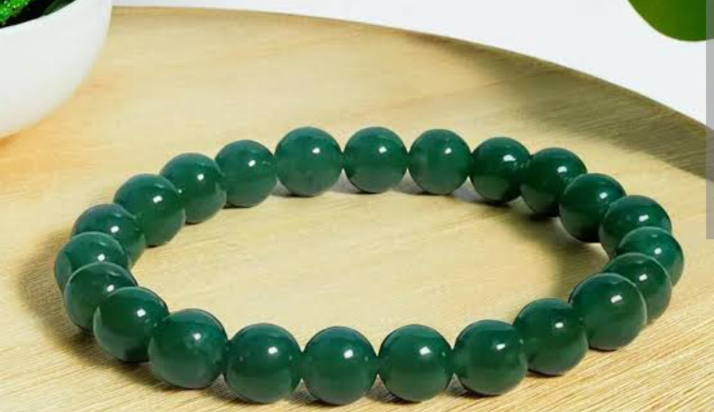 Green Jade Bracelet with Certificate